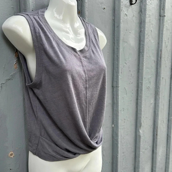 Athleta Grey Breezy Twist Tank, Small - Picture 5 of 11